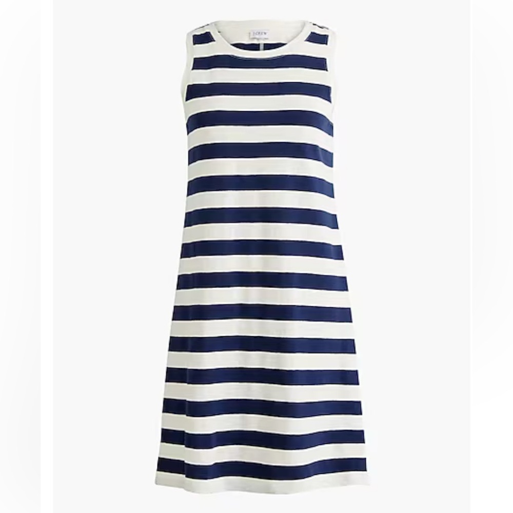 J Crew - Striped Sleeveless Dress